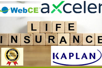 help with real estate, insurance and ce course