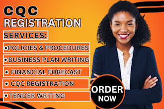 do cqc and ofsted registration, UK tender, business plan