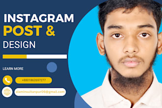 design instagram post and stories