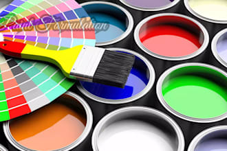 develop a paint formulation, polymer, color products and chemical products
