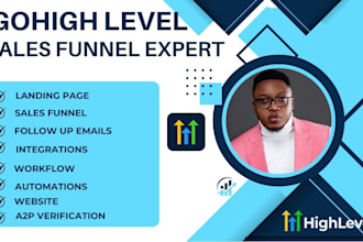 gohighlevel landing page gohighlevel website gohighlevel sales funnel ghl expert