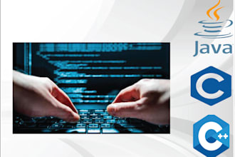 do java, c and cpp programming tasks and projects for you