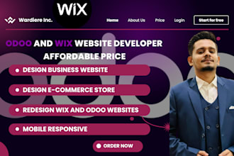 wix website redesign, redesign wix website and odoo website