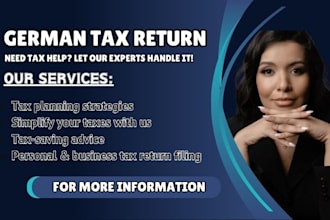 do efile german tax return, income tax, vat accounting
