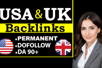 publish UK and USA local citation high authority backlinks