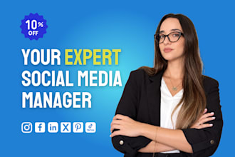 be your monthly social media manager