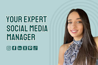 be your monthly social media manager