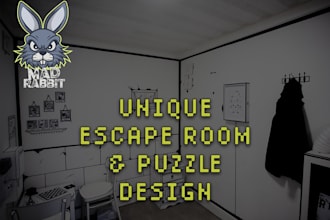design unique escape room themes, puzzles and storylines