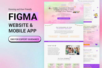 create stunning user friendly mobile app and website UI UX in figma nft crypto