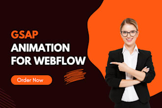 implement gsap animations for your webflow website