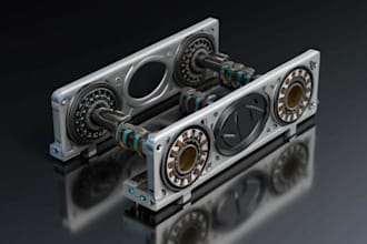 3d cad design and product design on solidworks