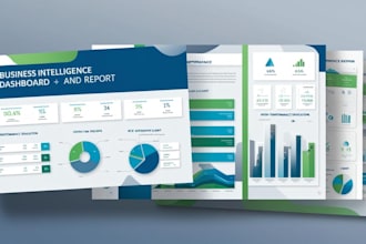 create a business intelligence dashboard and report