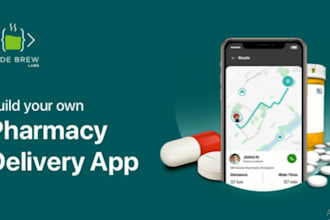 develop medicine delivery website, medicine app pharmacy app, health fitness web
