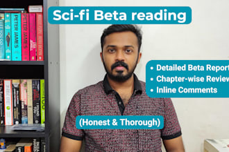 beta read your science fiction or dystopian novel beta reader