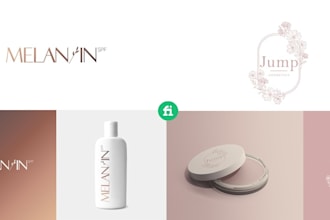 do a luxury skincare, cosmetics, fashion, and beauty logo design