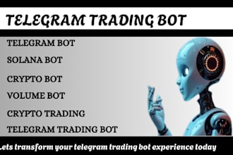 create a telegram trading bot, crypto bot, solana bot