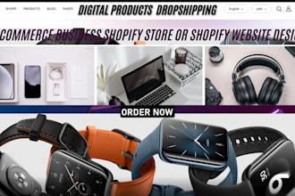 digital products store, products website, single product store, digital website