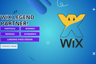design a high converting wix landing page for your business