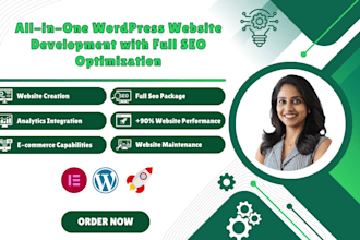 build a wordpress website with full SEO package to rank fast