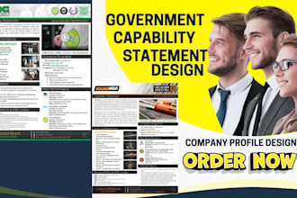 design government capability statement business plan business resume