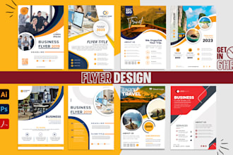 design a minimalist flyer, printable flyer, and dl sales flyer for your business