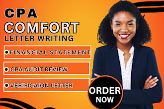write CPA letter, CPA review, self employment letter