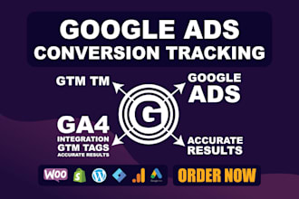 setup google ads conversion tracking, ga4, and GTM for accurate results