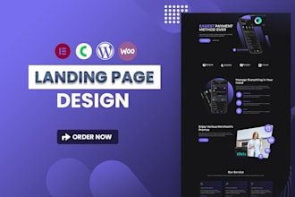 build high converting landing page, squeeze page or, wordpress ecommece website