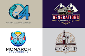 do modern eye catchy logo design for your brand in 24hrs