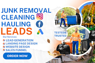 junk removal junk removal leads junk removal website lead cleaning leads hauling