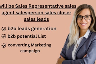 sales representative sales agent salesperson sales closer sales leads