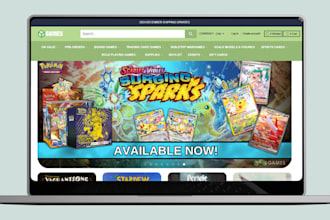 design trading card store pokemon website tcg store pokemon trading card website