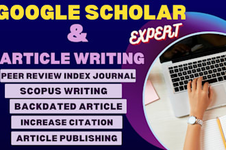 write and publish backdated article in google scholar peer indexed journal