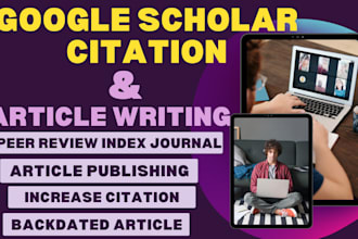 write and publish article in google scholar peer reviewed indexed journal