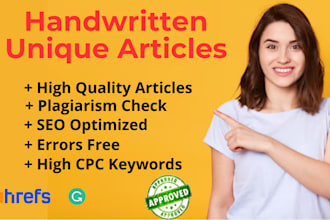 write high quality content to secure adsense approval