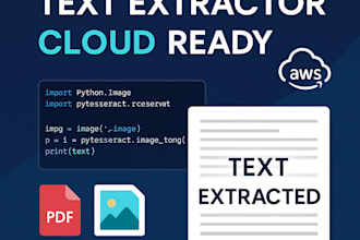 build a python ocr app to extract text from images, pdfs, and documents