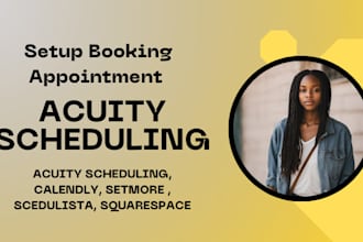 set up dubsado and honeybook crm account, 17hats, acuity scheduling, scedulista