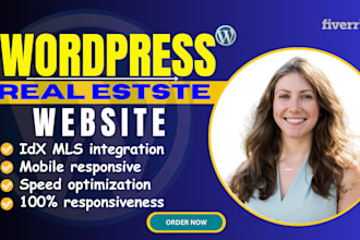build realtor, responsive real estate wordpress website, idx and mls integration