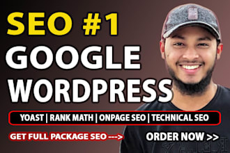 do wordpress website on page SEO service by rank math pro and yoast premium