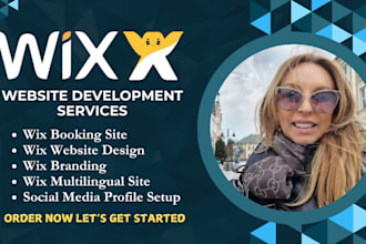 design and redesign a stunning wix website or wix online store