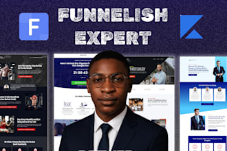 clone or design funnelish landing page funnelish sales page kajabi funnel expert