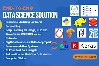 do data science, machine learning, deep learning, nlp using python