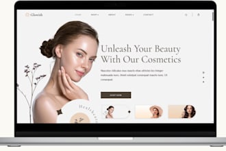 build beauty website beauty shopify store skincare website hair extension store