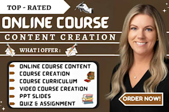 create engaging high quality online course content for ai, business and tech