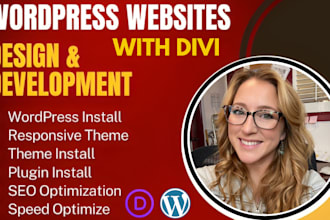 design or redesign divi wordpress website and do woocommerce store setup