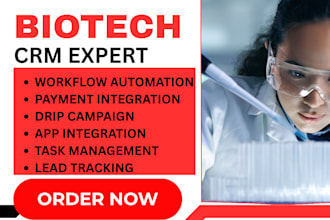 setup biotech healthcare medical zoho veeva hubspot sugar saleforce zendesk crm