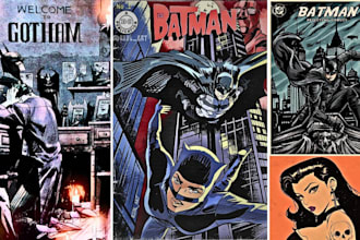 draw retro comic book illustration comic book art vintage retro comic art style