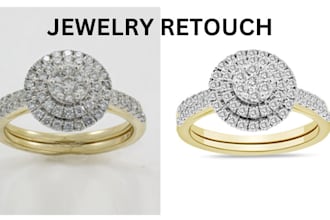 professionally retouch your jewelry photos for ads, catalogs and e commerce