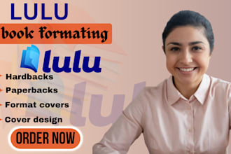 setup lulu publish direct do book formatting and publishing for ingramspark,lulu