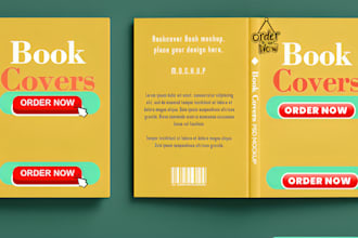 create standout amazon KDP book cover design ebook, paperback that sells itself